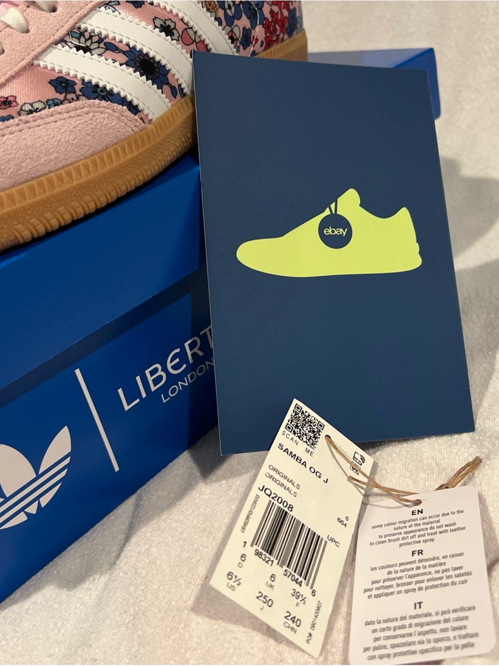Adidas Samba OG J Liberty London Pink Floral (JQ2008) GS Youth 6.5/Women’s 8.5 - Picture 10 of 10